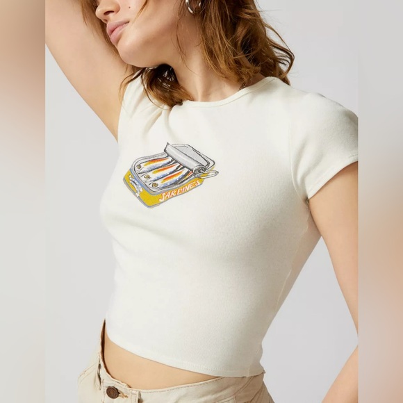 Urban Outfitters Tops - Urban Outfitters Sardines Perfect Baby Tee